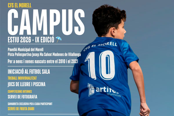 IX Campus d’estiu CFS El Morell – 2026