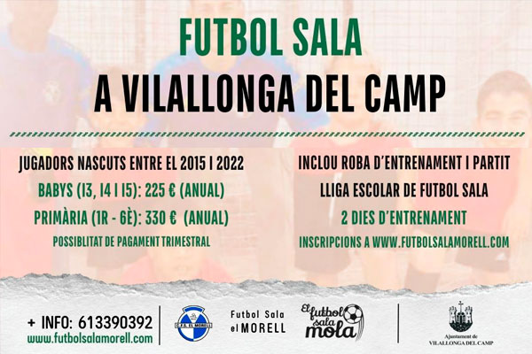FUTBOL SALA VILALLONGA DEL CAMP 2026-2027